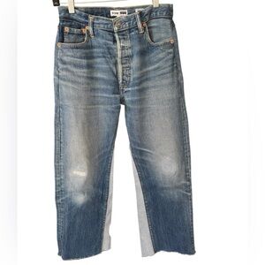 Re/Done Vintage Levis straight leg two tone